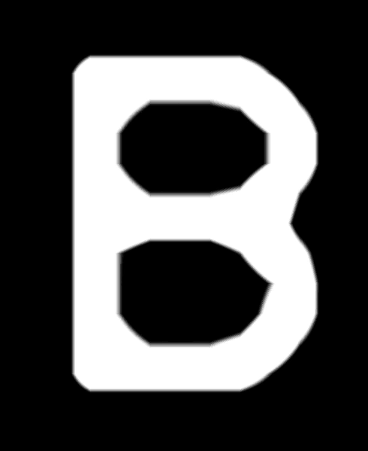 A really big letter B
